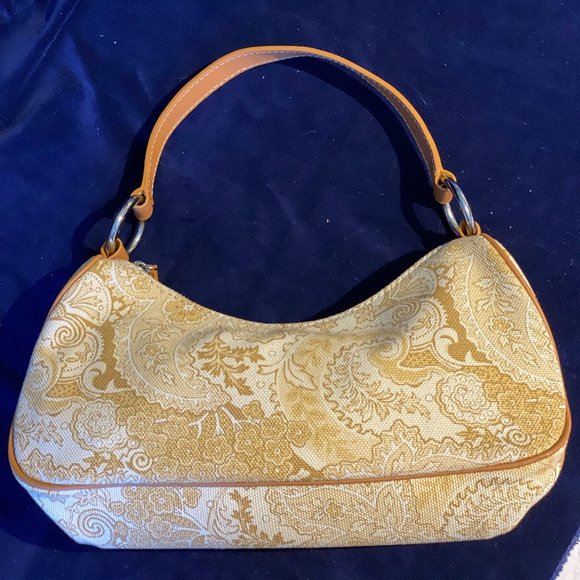 Vintage Banana Republic Paisley Canvas Handbag - Picture 4 of 7
